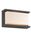 Lauko sieninis &scaron;viestuvas E27 IP54 grafito, 24x14x7 cm, 18W