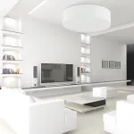 RONDO 4x15 W lubinis &scaron;viestuvas, baltas