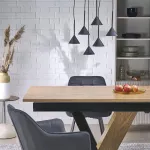 CONO MINI pakabinamas &scaron;viestuvas GU10, 6 x 10 W, juodas