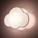 CLOUD lubinis &scaron;viestuvas, rožinis ir baltas, 2 x E27