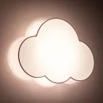 CLOUD lubinis &scaron;viestuvas, rožinis ir baltas, 4 x E27