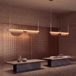 Linijinis pakabinamas LED &scaron;viestuvas 26W 2700K/3000K &ndash; &scaron;lifuoto žalvario spalvos