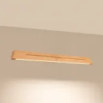 Pakabinamas &scaron;viestuvas 120 cm &ndash; linijinis, ąžuolo, LED