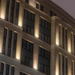 LED Sienų Ap&scaron;vietimo &Scaron;viestuvas 36W 3000K IP65, Pilkas, 100cm