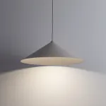 Pakabinamas &scaron;viestuvas LUME L, smėlio ir pilkas, GX53, 11 W