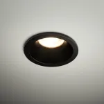 Įleidžiamas GU10 &scaron;viestuvas OPTI, juodas, IP65