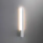 Sieninis &scaron;viestuvas 70 cm &ndash; linijinis, baltas, &scaron;ilta LED &scaron;viesa
