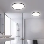 AQUA 50 cm LED lubinis &scaron;viestuvas, juodas, CCT