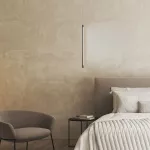 LED pakabinamas &scaron;viestuvas Slim juodas matinis