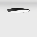 Berėmis įleidžiamas apvalus LED &scaron;viestuvas 36 W, smėlio juoda