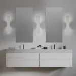 Sieninis &scaron;viestuvas NAVI 2xG9, baltas, 50 cm