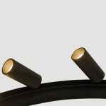 Magnetinis LED Bėgelinis Prožektorius 8W 3000K Juodas