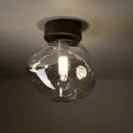 Lubinis &scaron;viestuvas LAVA, G9, rudas stiklas, 10 W