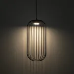 Pakabinamas &scaron;viestuvas SPHERA S, juodas, GX53, 11 W