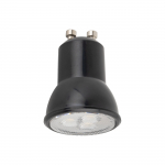 GU10 MINI MR11 LED lemputė 3 W, juoda, 3000 K
