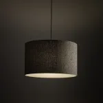 VELLUM pakabinamas &scaron;viestuvas su tekstūriniu gaubtu, juodas