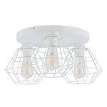 Lubinis &scaron;viestuvas DIAMOND 3xE27, baltas