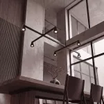 Pakabinamas LED &scaron;viestuvas 36W 2700K/3000K &ndash; matinis juodas