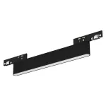 Linijinis magnetinis LED &scaron;viestuvas 10W 3000K, reguliuojamas, matinis juodas