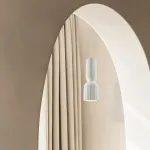 Balto Molio Rifliuotas LED Pakabinamas &Scaron;viestuvas