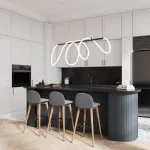 FLEXI LED lubinis &scaron;viestuvas 45 W, juodas