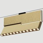 Magnetinis LED linijinis &scaron;viestuvas bėgeliams 12W 3000K vario spalvos