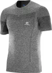 SALOMON mar&scaron;kinėliai trumpomis rankovėmis Pulse Seamless Tee grey - M