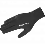 SALOMON Merino Gloves Uni deep black &mdash; Bėgimo pir&scaron;tinės - M