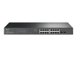 TP-LINK | SG2218P | JetStream 18-Port Gigabit Smart Switch with 16-Port PoE+ | Rack-mountable | Managed