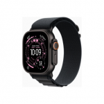 Apple Watch Ultra 3 GPS + Cellular 49mm Black Titanium Case with Black Alpine Loop - Medium | Apple