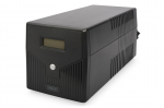 Digitus | Line-Interactive UPS | Line-Interactive UPS DN-170076, 2000VA/1200W 12V/9Ah x2 battery, 4x CEE 7/7, USB, RS232, RJ45,LCD, Simulated sine wav