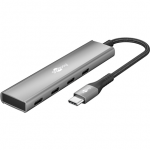 Goobay Slim 4-Port USB Hub, USB-C to USB-C, 5 Gbit/s