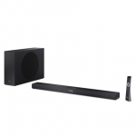 Sharp 2.1ch Ultra-slim Dolby Atmos/DTS Virtual: X Soundbar with Wireless Subwoofer | HT-SBW320 | 360 W | Bluetooth | Wireless connection | Black