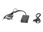 LANBERG AD-0021-BK adapter VGA F