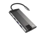 Natec | USB-C Multiport Adapter | NMP-1690 | Grey | USB Type-C | 0.15 m