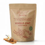 Vanilės&ndash;cinamono baltymų kokteilis su vitaminais, mineralais ir fermentais (500 g)