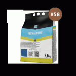 PERMACOLOR #58 cementinis glaistas plytelių tarpams glaistyti, 2,5kg,