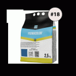 PERMACOLOR #18 cementinis glaistas plytelių tarpams glaistyti, 2,5kg,