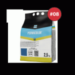 PERMACOLOR #08 cementinis glaistas plytelių tarpams glaistyti, 2,5kg,