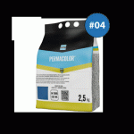PERMACOLOR #04 cementinis glaistas plytelių tarpams glaistyti, 2,5kg,