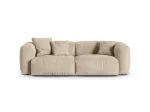 Martina &mdash; Sofa - Chocolate (Vogue 6) / Black Plastic