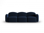 Blair &mdash; Sofa - Anthracite (Eden 21 Black) / Black Plastic