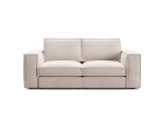 Pola &mdash; Sofa - Grey Brown (Salvador 3) / Black Plastic