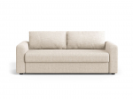 David &mdash; Sofa - Light Brown (BABEL TAUPE) / Black Plastic