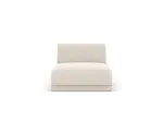 Miley &mdash; modulinė sofa - Dark Brown (Bluvel 48) / Black Plastic