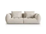 &bdquo;Bloom&ldquo; &mdash; Sofa - Dark Grey (Wind 89) / Black Plastic