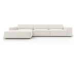Jodie &mdash; kampinė sofa (284x162x77 cm) - Green (Megan 359) / Left