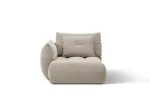 Bloom &mdash; &scaron;ezlongas (112x152x97 cm) - Light Grey (Wind 84) / Right
