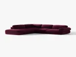 Ophelia &mdash; kampinė sofa (289x243x84 cm) - Green (Salvador 8) / Right