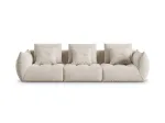 &bdquo;Bloom&ldquo; &mdash; Sofa - Dark Grey (Wind 89) / Black Plastic